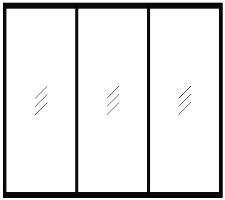 pystypuitteellinen terassilasi